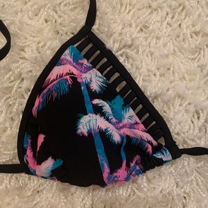 Palm Tree Bikini Top